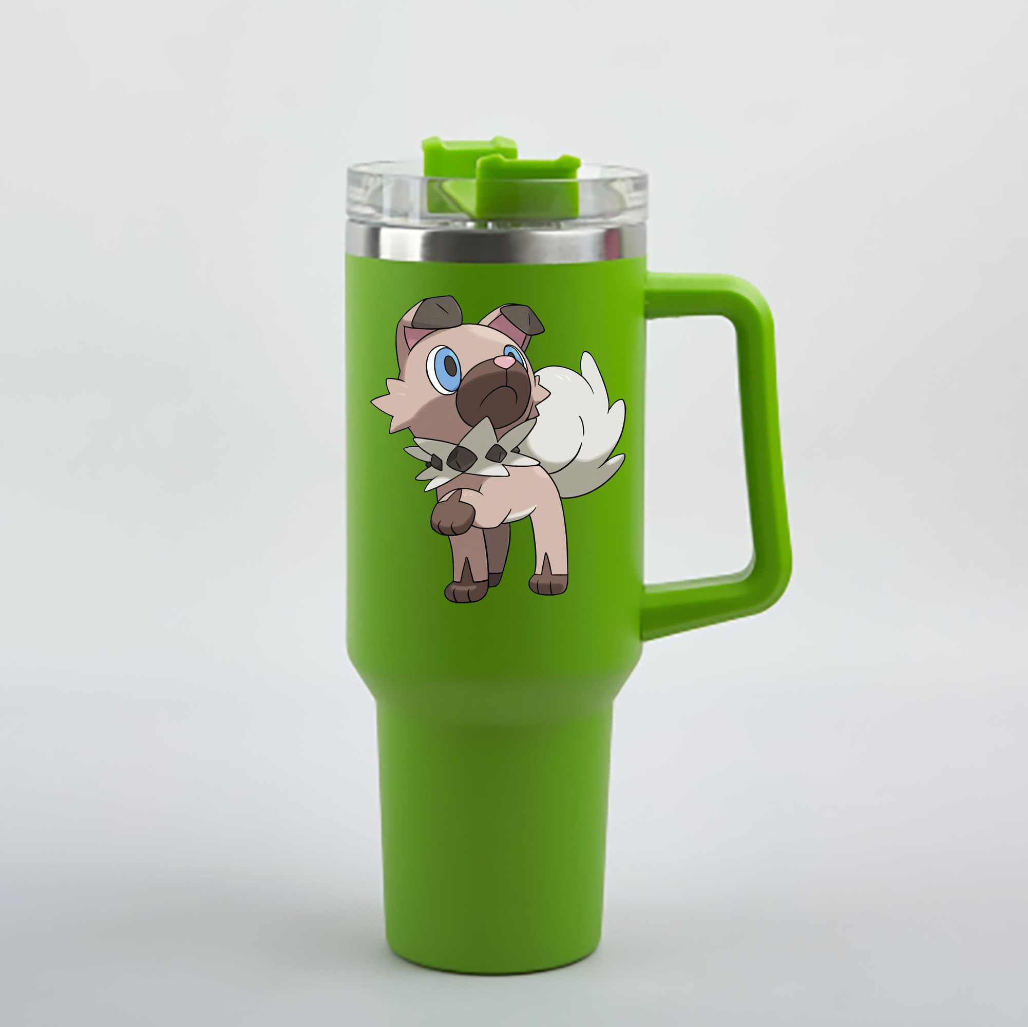 （画像用） ポケットモンスター Pokémon 1200mL車用タンブラー - クリスタルステッカー（プラスチックストロー付き）
